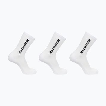 Шкарпетки для трекінгу Salomon Everyday Crew 3 пари white/white/white