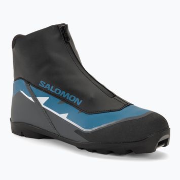Чоловічі бігові лижні черевики Salomon Escape чорний/каслрок/синій попіл