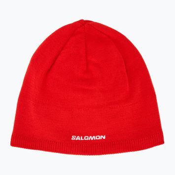 Шапка Salomon Beanie fiery red