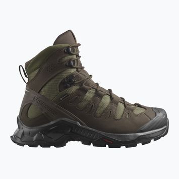 Туристичні черевики Salomon Quest Tracker GTX земля коричневий/зелений/чорний