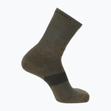 Шкарпетки Salomon X Ultra Crew martini olive/stone grey