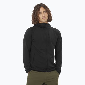 Кофта трекінгова чоловіча Salomon Sntial Lightwarm Hybrid deep black