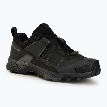 Чоловічі трекінгові черевики Salomon X ULTRA 5 GTX чорні / асфальт / замок