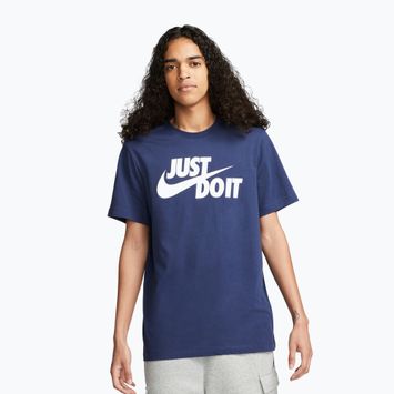 Футболка чоловіча Nike Sportswear JDI midnight navy/white