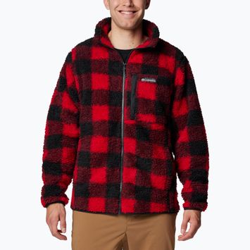 Кофта флісова чоловіча Columbia Winter Pass Printed Fleece mountain red check