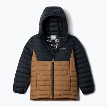 Пуховик дитячий Columbia Powder Lite II Hooded delta/ black