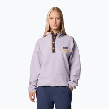 Кофта флісова жіноча Columbia Helvetia II Cropped Half Snap Fleece lavender pearl