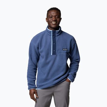 Кофта флісова чоловіча Columbia Helvetia II Half Snap Fleece dark mountain