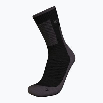 Шкарпетки трекінгові чоловічі icebreaker Merino Hike+ Medium Crew black/obsidian