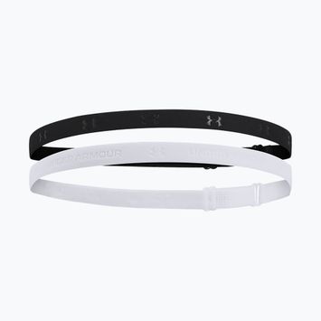 Пов'язка на голову Under Armour Mini Bands (2 шт.) black/mod gray