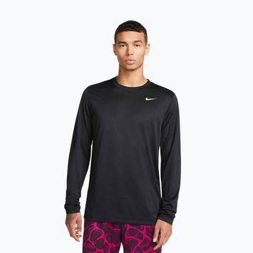 Лонгслів для тренувань чоловічий Nike Dri-FIT Legend black/matte silver