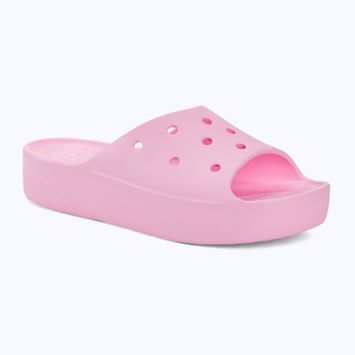 Жіночі шльопанці Crocs на класичній платформі з фламінго