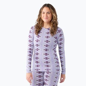 Лонгслів термічний жіночий Smartwool Merino 250 Baselayer Crew Boxed violet flirt with me