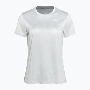 Футболка для тренувань жіноча Under Armour Tech C-Twist halo gray/white