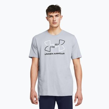 Футболка для тренувань чоловіча Under Armour GL Foundation Update mod gray medium heather/black