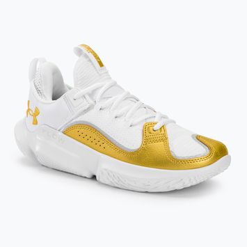 Черевики баскетбольні Under Armour Flow Futr X3 white/white/metallic gold