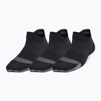 Шкарпетки для тренувань жіночі Under Armour Breathe NS Tab 3 Pack black/black/jet gray