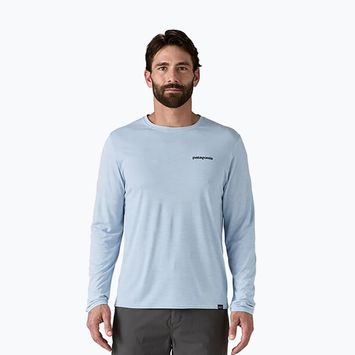 Лонгслів чоловічий Patagonia Cap Cool Daily Graphic Shirt-Waters fitz roy trout/fleck blue