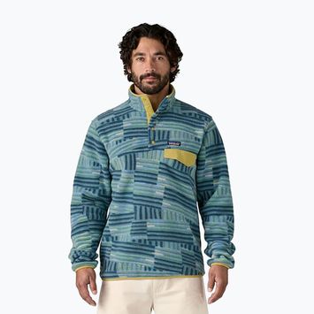 Кофта трекінгова чоловіча Patagonia LW Synch Snap-T P/O quilty fitz/wetland blue