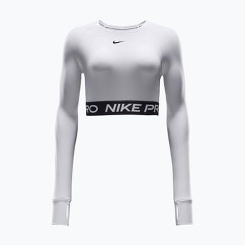Топ для тренувань лонгслів жіночий Nike Pro 365 Dri-Fit white/black