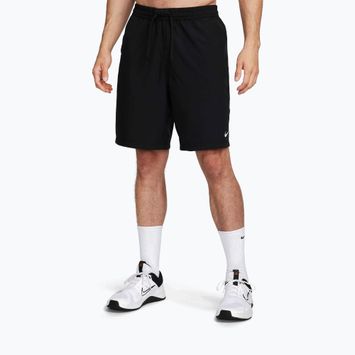 Шорти для бігу чоловічі Nike Form Dri-Fit Unlined 9" black/white