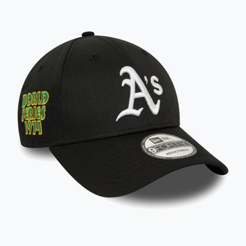 Чоловіча бейсболка New Era Patch 9Forty Oakland Athletics чорна