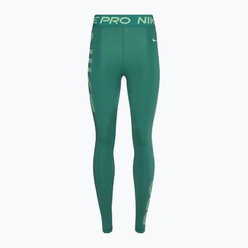 Легінси для тренувань жіночі Nike Pro Dri-FIT Mid-Rise 7/8 Graphic bicoastal/vapour green/white