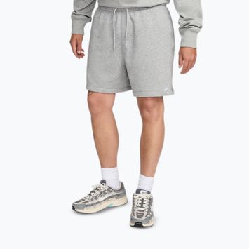 Шорти чоловічі Nike Club French Terry Flow dark grey heather/light smoke grey/white