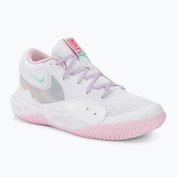 Жіночі волейбольні кросівки Nike Hyperquick Court Flight SE білі/рожева піна/фіолетовий туман/м'ятна піна