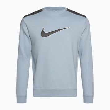 Кофта чоловіча Nike Sportswear Fleece Crew light armory blue/iron grey