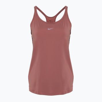 Танк топ для тренувань жіночий Nike One Classic Dri-Fit Strappy canyon pink/black