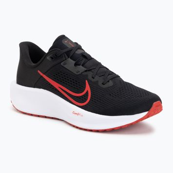 Чоловічі бігові кросівки Nike Quest 6 black/white/dark smoke grey/university red