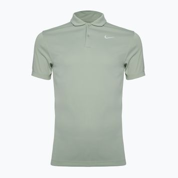 Футболка тенісна чоловіча Nike Court Dri-Fit Polo Solid jade horizon/white