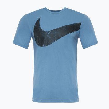 Футболка чоловіча Nike Hyverse Swoosh Dri-Fit aegean storm/black