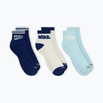 Шкарпетки чоловічі Nike Everyday Plus Ankle 3 пари multi-color/902