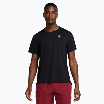 Футболка тенісна чоловіча Nike Court Dri-Fit Advantage black / white