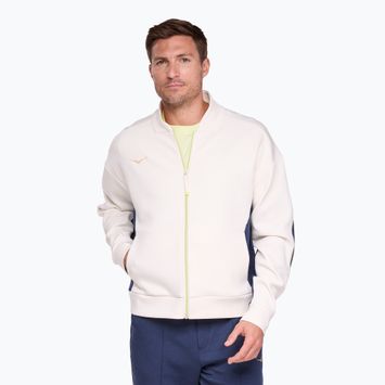 Куртка для бігу чоловіча HOKA Kaitoro Knit alabaster / versity navy