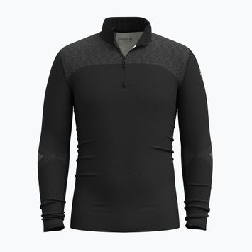 Кофта термічна чоловіча Smartwool Intraknit Thermal Merino Base Layer 1/4 Zip black/white