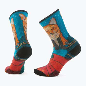 Шкарпетки жіночі Smartwool Hike Targeted Cushion Geo Fox Print Crew capri