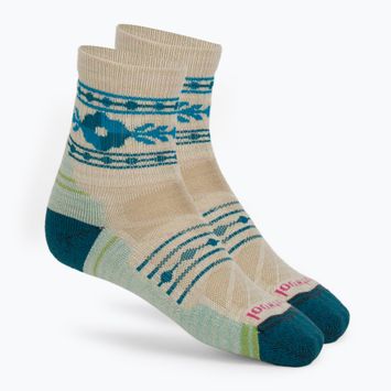 Шкарпетки жіночі Smartwool Hike Light Cushion Retro Floral Mid Crew moonbeam