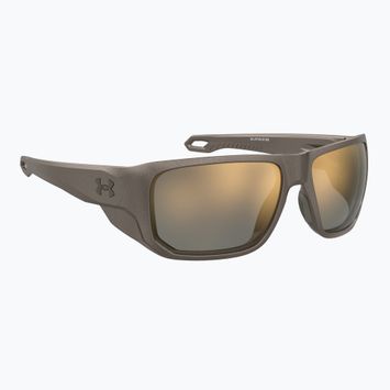 Окуляри сонцезахисні чоловічі Under Armour Attack MD S3 brwn metlzed/gold mirror oleophobic