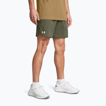 Шорти для тренувань чоловічі Under Armour UA Vanish Woven 6in marine green/white