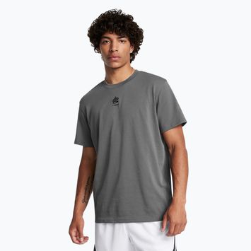 Футболка чоловіча Under Armour Curry Hvyweight Logo castlerock/black