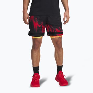 Шорти баскетбольні чоловічі Uder Armour Curry Statement I black / fire