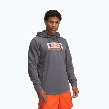 Кофта чоловіча Under Armour Rival Terry Logo castlerock/mod gray/fire