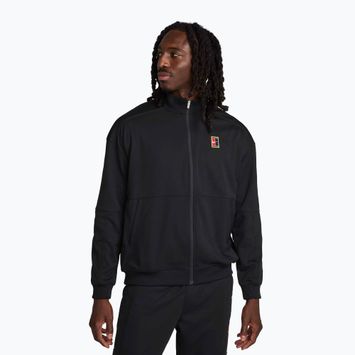 Кофта тенісна чоловіча Nike Court Heritage black/black