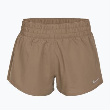 Шорти жіночі Nike One Dri-Fit 3" mink brown/reflective silver
