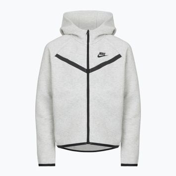 Кофта дитяча Nike Sportswear Tech Fleece light grey/heather/black/black