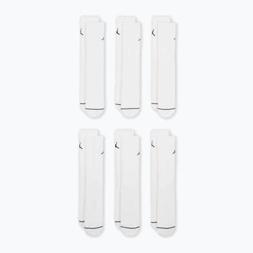 Шкарпетки Jordan Everyday Cushioned Crew 6 пар white/black