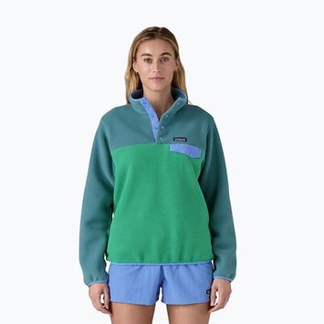 Кофта трекінгова жіноча Patagonia LW Synch Snap-T P/O heartleaf green
